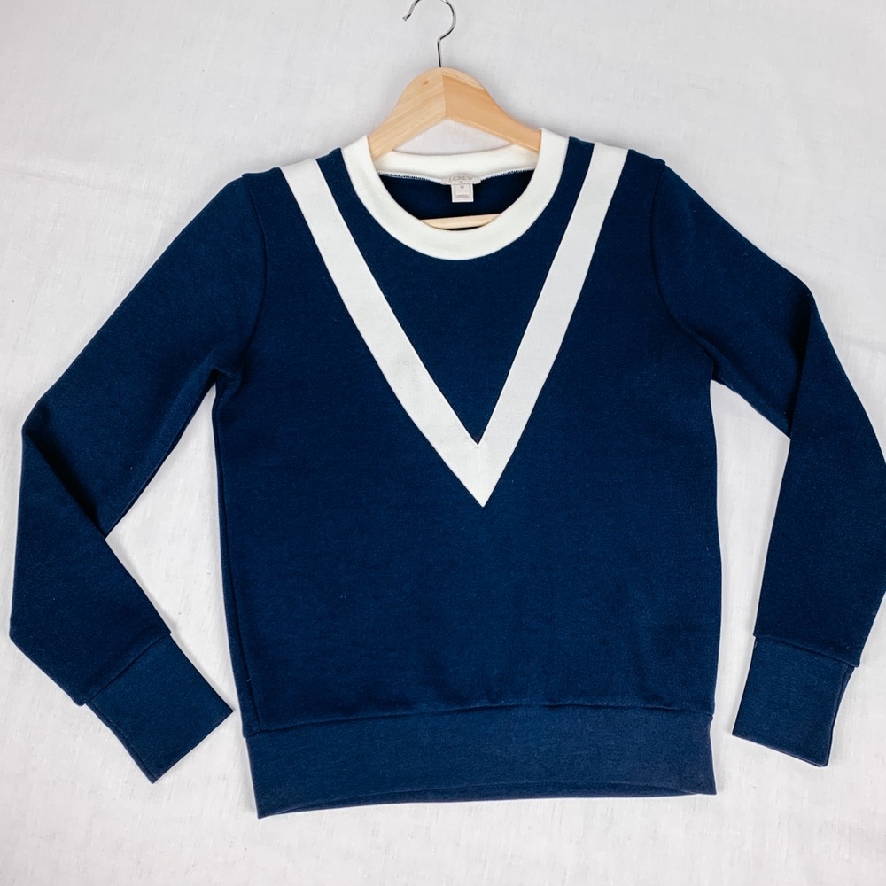 J.Crew Chevron Printed Sweatshirt